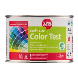 Seinavärv Vivacolor Green line Color Test A-valge 0,45l värvitooni test
