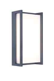 Šviestuvas Lutec Qubo, 18W, LED, IP54, antracito, 11 cm x 22 cm