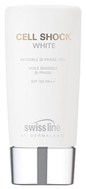 Kremas nuo saulės Swiss Line Cell Shock White Invisible Bi Phase Veil SPF50, 65 ml