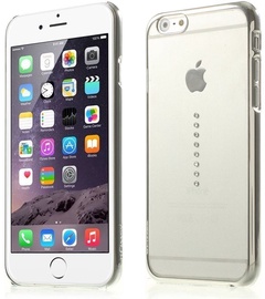 X-Fitted Six Stones Swarovski Crystals Back Case For Apple iPhone 6/6s Silver