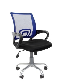 Chairman 696 Silver TW Office Chair Blue