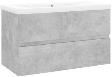 Шкаф для раковины VLX 3071553, серый, 38.5 x 80 см x 45 см