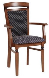 Ēdamistabas krēsls Bawaria P, brūna, 57 cm x 55 cm x 94 cm