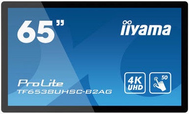 Monitorius Iiyama TF6538UHSC-B2AG, 65", 8 ms