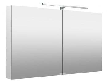 Шкаф для ванной Masterjero, белый, 13 x 120 см x 70 см