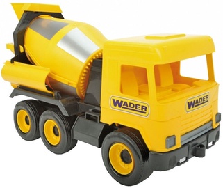 Rotaļlietu smagā tehnika Wader Middle Truck Concrete Mixer 32104, dzeltena