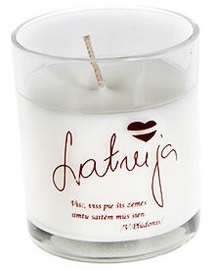 Verners Candle 7.4x8.3cm White