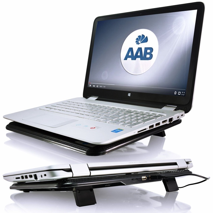 Вентилятор ноутбука AAB, 35.8 см x 26.5 см x 2.3 - 5 см