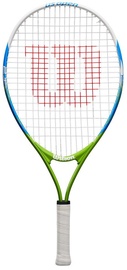 Теннисная ракетка Wilson, синий/белый/зеленый