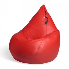 Кресло-мешок Wave Drop Strawberry Soft Fit 2249, красный, 350 л