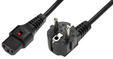 Assmann Cable Schuko /IEC C13 Black 2m