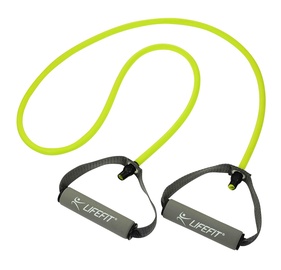 Elastinė juosta mankštai lifefit, 1 m, žalia
