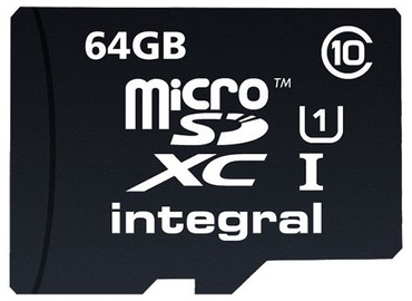 Atmiņas karte Integral 64GB Ultima Pro Micro SDHC/HX UHS-I Class10