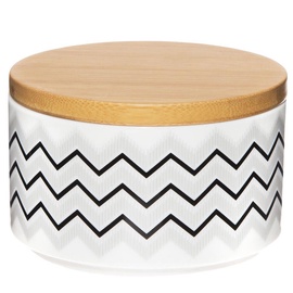 Maku Storage Bin Porcelain/Bamboo 10x6.5cm 010035