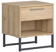 Naktinis staliukas Black Red White Gamla Wood