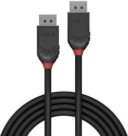 Провод Lindy Line DisplayPort 1.2 Displayport 1.2 male, Displayport 1.2 male, 2 м, черный