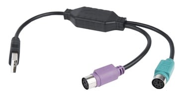 Juhe Gembird Cable PS/2 x2 / USB 0.3m