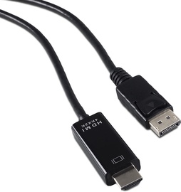 4World DisplayPort to HDMI 1m Black