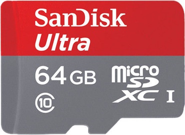 Sandisk Ultra 64GB microSDXC UHS-I Class 10