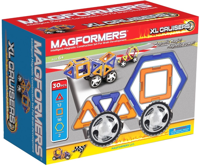 Konstruktor Magformers Cruisers Car Set XL 63073 63073, plastik