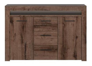 Black Red White Baylar 2D3S Chest Of Drawers Monastery Oak
