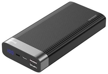 Baseus Parallel Dual USB QC 3.0/USB Type-C Power Bank 20000mAh Black