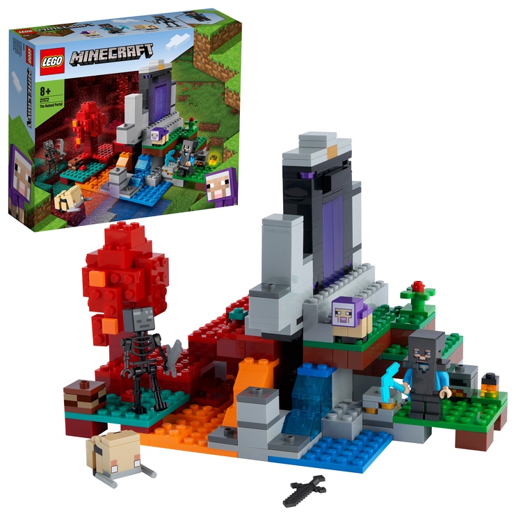 Konstruktors LEGO Minecraft Izpostītais portāls 21172, 316 gab.
