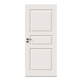 Полотно межкомнатной двери внутреннее помещение Viljandi Caspian, универсальная, белый, 204 x 82.5 x 4 см