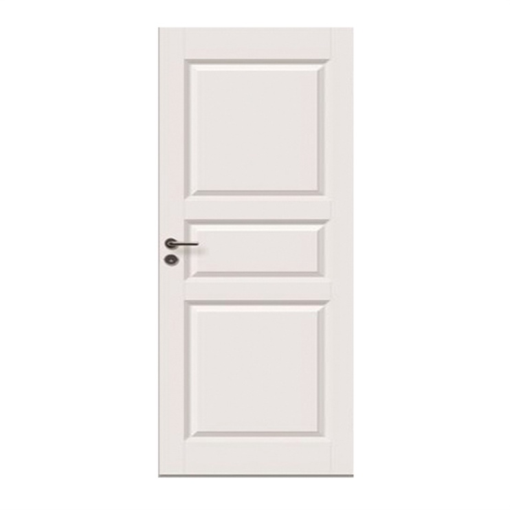 Полотно межкомнатной двери Viljandi Caspian, универсальная, белый, 204 x 82.5 x 4 см