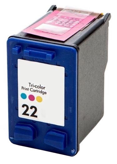 Картридж для струйного принтера TFO H-22R (C9352A), синий/красный/желтый, 17 мл