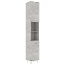 Шкаф для ванной VLX 802628, серый, 30 x 30 см x 179 см