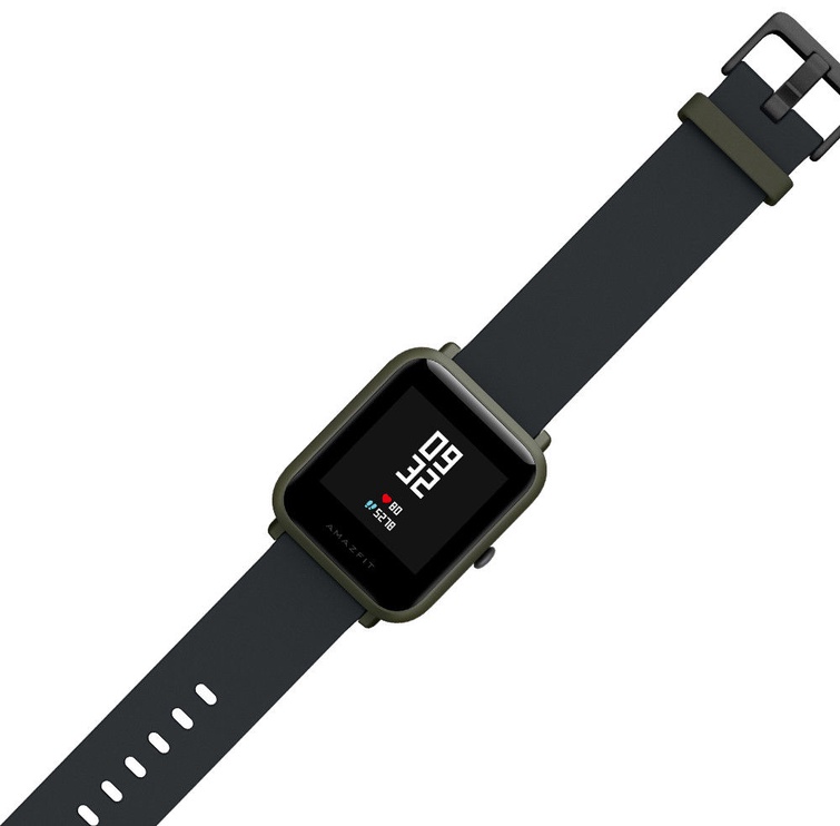 Išmanusis laikrodis Amazfit Bip, juoda/žalia