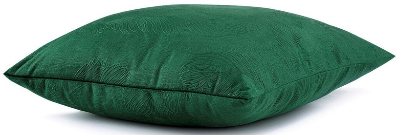 Padjapüür AmeliaHome Velvet Peacock, roheline, 45 cm x 45 cm, 2 tk