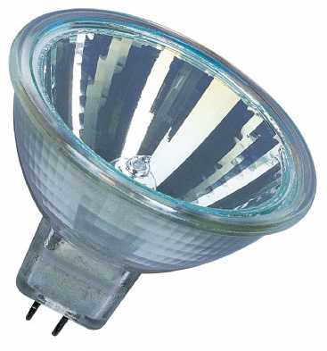 Лампочка Osram Галогеновая, теплый белый, GU5.3, 50 Вт, 680 лм