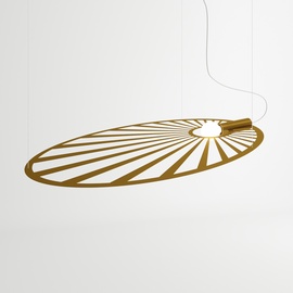 Lampa Sollux Lehdet Gold, griesti, 60 W, E27