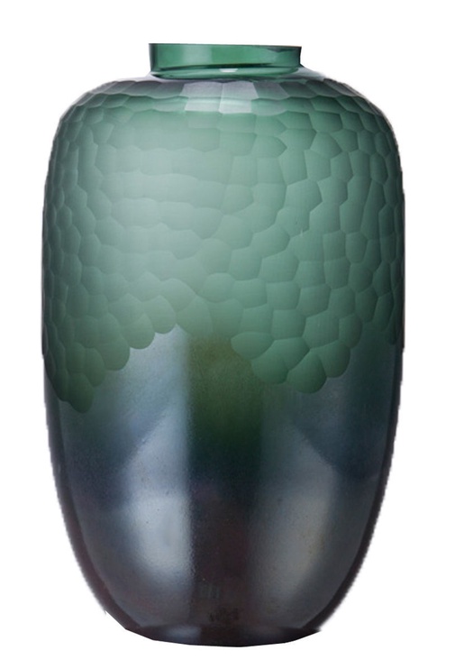 Vaza Home4you Luxo, 36 cm, žalia