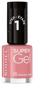 Nagų lakas Rimmel London Super Gel By Kate 35 Pop Princess Pink, 12 ml