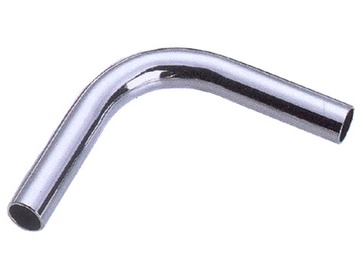 Laikomojo strypo kampas, 90°, chromo spalvos, Ø 16 mm x 141 mm