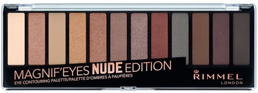 Acu ēnas Rimmel London Magnif'Eyes Eye Contouring Palette Nude Edition, 14 g