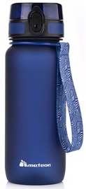 Sporta pudeles un šeikeri Meteor 74601, tumši zila, poliesters, 0.65 l