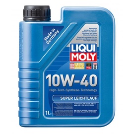 Машинное масло Liqui Moly 10W - 40, полусинтетическое, для легкового автомобиля, 1 л