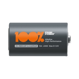 Elements 100% PeakPower PP13A-U2 LR20 D Battery 2pcs