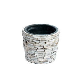 Puķu pods 5710095, pelēka