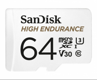 Atmiņas karte SanDisk High endurance, 64 GB
