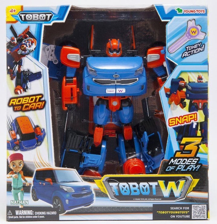 Transformeris Young Toys Tobot W 301012, mėlyna/juoda/oranžinė