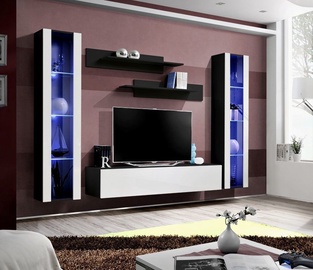 Комплект мебели для гостиной ASM Fly A2, белый/черный