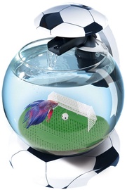 Akvaarium Tetra Cascade Globe Football, valge, 6.8 l, varustusega