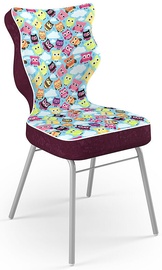 Детский стул Entelo Solo Size 5 ST32 Grey/Purple, 390x390x850 мм