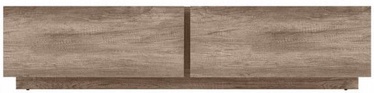 TV galds Black Red White Anticca, ozola, 1555x525x365 mm