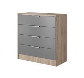 Idzczak Meble Milano 46 4S Chest Of Drawers Remo Sand/Grey